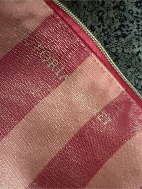 Victoria's Secret Pink Striped Pouch